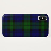 Black Watch Tartan Blue Green Pset Case-Mate iPhone Case (Achterkant (horizontaal))