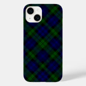 Black Watch Tartan Blue Green Pset Case-Mate iPhone Case (Achterkant)