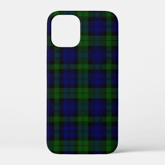 Black Watch Tartan Blue Green Pset Case-Mate iPhone Case (Achterkant)
