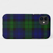 Black Watch Tartan Blue Green Pset Case-Mate iPhone Case (Achterkant (horizontaal))