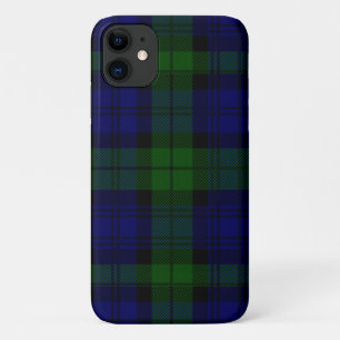 Black Watch Tartan Blue Green Pset Case-Mate iPhone Case