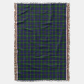 Black Watch Tartan Blue Green Pset Deken (Voorkant Verticaal)