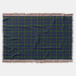 Black Watch Tartan Blue Green Pset Deken