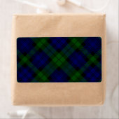 Black Watch Tartan Blue Green Pset Etiket (Insitu)