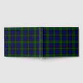 Black Watch Tartan Blue Green Pset Gastenboek (Volledig)