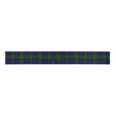 Black Watch Tartan Blue Green Pset Grosgrain Lint (Voorkant)