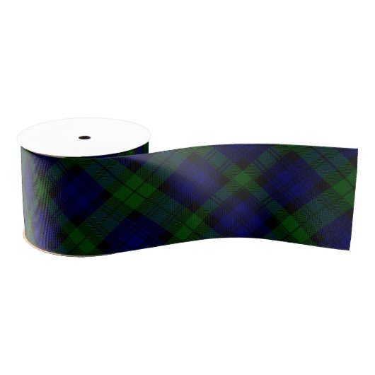 Black Watch Tartan Blue Green Pset Grosgrain Lint (Spoel)