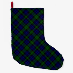 Black Watch Tartan Blue Green Pset Grote Kerstsok