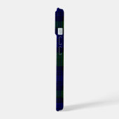 Black Watch Tartan Blue Green Pset iPhone 15 Case (Linkerkant)