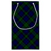 Black Watch Tartan Blue Green Pset Klein Cadeauzakje (Achterkant)