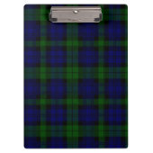 Black Watch Tartan Blue Green Pset Klembord (Voorkant)