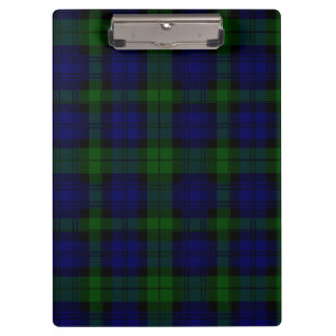 Black Watch Tartan Blue Green Pset Klembord