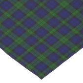 Black Watch Tartan Blue Green Pset Korte Tafelloper (Hoek)