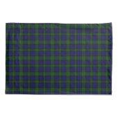 Black Watch Tartan Blue Green Pset Kussensloop (Achterkant-Links)