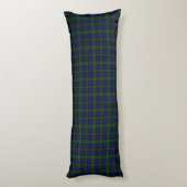 Black Watch Tartan Blue Green Pset Lichaamskussen (Achterkant (Verticaal))