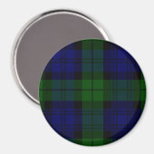 Black Watch Tartan Blue Green Pset Magneet (Voorkant / Achterkant)