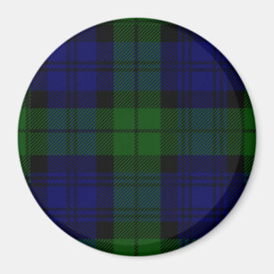 Black Watch Tartan Blue Green Pset Magneet