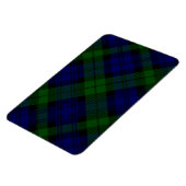 Black Watch Tartan Blue Green Pset Magneet (Linkerzijde)