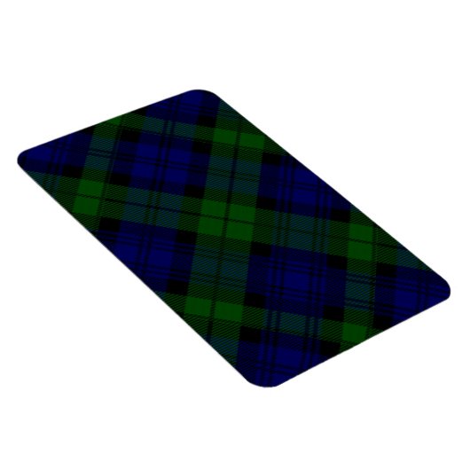 Black Watch Tartan Blue Green Pset Magneet (Rechterzijde)
