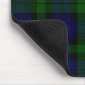 Black Watch Tartan Blue Green Pset Muismat (Hoek)