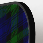 Black Watch Tartan Blue Green Pset Pickleball Paddle (Links Detail)