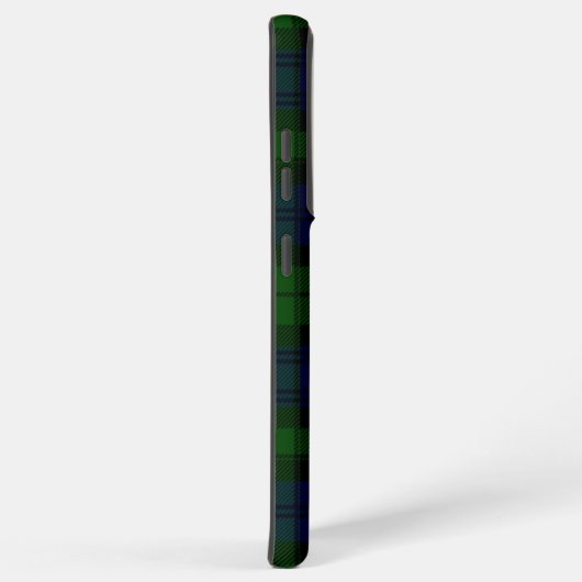 Black Watch Tartan Blue Green Pset Samsung Galaxy Hoesje (Rechterkant)