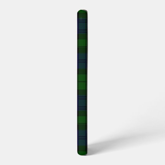 Black Watch Tartan Blue Green Pset Samsung Galaxy Hoesje (Linkerkant)