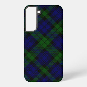 Black Watch Tartan Blue Green Pset Samsung Galaxy Hoesje
