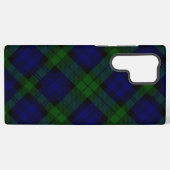 Black Watch Tartan Blue Green Pset Samsung Galaxy Hoesje (Achterkant horizontaal)