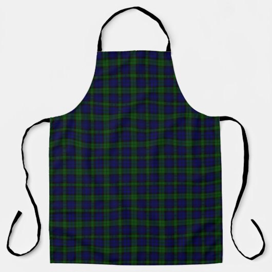 Black Watch Tartan Blue Green Pset Schort (Voorkant)