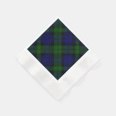 Black Watch Tartan Blue Green Pset Servet (Hoek)
