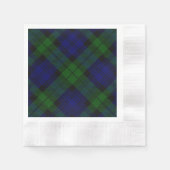 Black Watch Tartan Blue Green Pset Servet (Voorkant)