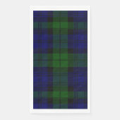 Black Watch Tartan Blue Green Pset Servet (Voorkant)