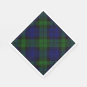 Black Watch Tartan Blue Green Pset Servet (Hoek)