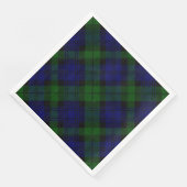 Black Watch Tartan Blue Green Pset Servet (Hoek)