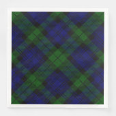 Black Watch Tartan Blue Green Pset Servet (Voorkant)