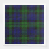 Black Watch Tartan Blue Green Pset Servet (Voorkant)