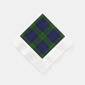 Black Watch Tartan Blue Green Pset Servet (Hoek)