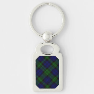 Black Watch Tartan Blue Green Pset Sleutelhanger