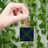 Black Watch Tartan Blue Green Pset Sleutelhanger (Hand)