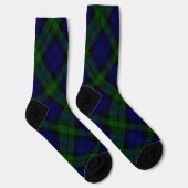 Black Watch Tartan Blue Green Pset Sokken (Rechts)