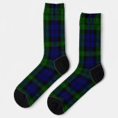 Black Watch Tartan Blue Green Pset Sokken (Links)