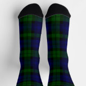 Black Watch Tartan Blue Green Pset Sokken (Top)