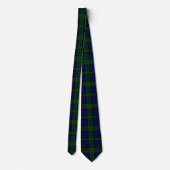 Black Watch Tartan Blue Green Pset Stropdas (Achterkant)