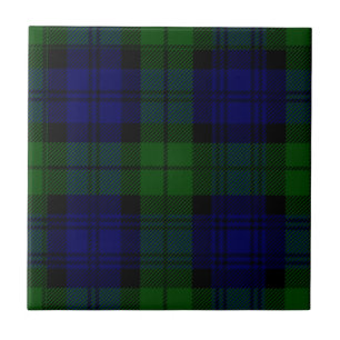 Black Watch Tartan Blue Green Pset Tegeltje