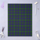 Black Watch Tartan Blue Green Pset Tissuepapier (Craft)
