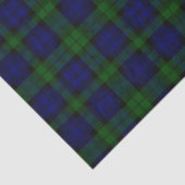 Black Watch Tartan Blue Green Pset Tissuepapier (Detail)