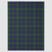 Black Watch Tartan Blue Green Pset Tissuepapier (Voorkant)