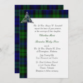 Black Watch Tartan Bond Kaart (Voorkant / Achterkant)