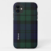 Black Watch Tartan Case-Mate iPhone Case (Achterkant)